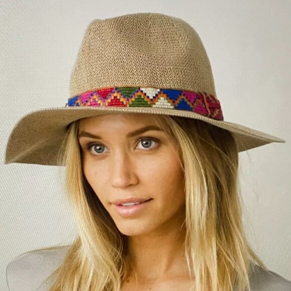 NWT prAna CYBIL KNIT FEDORA Women's Sun Hat NEW - Picture 1 of 9